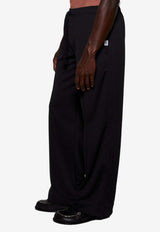 JW Anderson Straight-Leg Pintuck Track Pants Black JR0051_BLACK