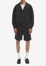 JW Anderson Waffle Ribbed Shorts Black JR0059_BLACK