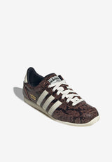Adidas Originals Japan Snakeskin Low-Top Sneakers Brown JS4022LE/R_ADIDS-PC
