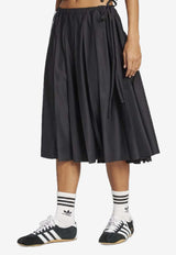 Adidas Originals Midi Pleated Skirt Black JW0114CO/R_ADIDS-BLK