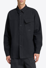 Adidas Originals Long-Sleeved Loose Shirt Black JW0118PL/R_ADIDS-BLK_323-L