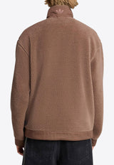 Adidas Originals Zip-Up Fleece Jacket Beige JW3510PL/R_ADIDS-EA_323-S