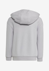 Adidas Kids X Minecraft Boys Hoodie and Shorts Set Gray JW5334_LIGHT GREY