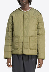 Adidas Originals Quilted Nylon Jacket Green JW5818PL/R_ADIDS-FO