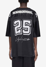 Y-3 X Neighborhood Football Jersey T-shirt Black JW6997PL/R_ADIDY-BLK