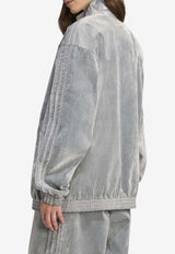 Adidas Originals Oversized Track Jacket Gray JW7330CO/R_ADIDS-GR