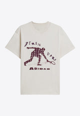 Adidas Originals X Brain Dead Graphic Print T-shirt White JX9393CO/Q_ADIST-WHT