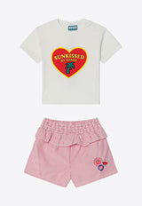 Kenzo Kids Baby Girls Sunkissed Printed T-shirt and Shorts Set Multicolor K60933-ACO/Q_KENZO-997