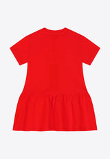 Kenzo Kids Baby Girls Lucky Tiger Dress Red K60941/997_RED