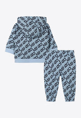 Kenzo Kids Baby Boys All-Over Logo Print Tracksuit Light blue K60960/789_LIGHT BLUE