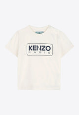 Kenzo Kids Baby Boys Logo Print T-shirt Off-white K60972/N78_OFF-WHITE