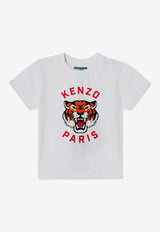 Kenzo Kids Babies Embroidered Tiger T-shirt White K60977-ACO/Q_KENZO-10P