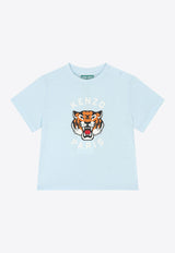 Kenzo Kids Baby Boys Lucky Tiger Print T-shirt Light Blue K60977/77L_LIGHT BLUE