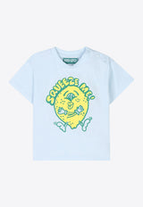 Kenzo Kids Baby Boys Squeeze Me Print T-shirt Light Blue K60978/77L_LIGHT BLUE