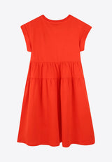 Kenzo Kids Girls Boke Flower Dress Red K61022/997_RED