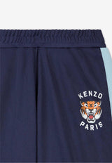 Kenzo Kids Boys Tiger Print Track Pants Navy K61099/848_NAVY