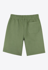 Kenzo Kids Boys Tiger Print Bermuda Shorts Green K61122/64S_GREEN