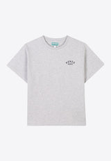 Kenzo Kids Boys Origami Print Logo T-shirt K61150/A20_LIGHT GREY