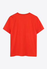 Kenzo Kids Boys Origami Print Logo T-shirt K61164/997_RED