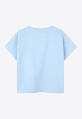 Kenzo Kids Boys Tiger Print T-shirt K61166/789_LIGHT BLUE