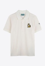 Kenzo Kids Boys Tiger Patch Polo T-shirt K61168/117_OFF-WHITE