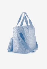 Kenzo Kids Babies Printed Changing Bag Blue K61210/771_LIGHT BLUE