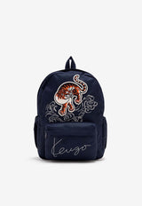 Kenzo Kids Boys Logo Galaxy Backpack Navy K61222/845_NAVY