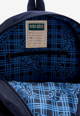 Kenzo Kids Boys Logo Galaxy Backpack Navy K61222/845_NAVY