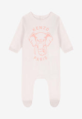 Kenzo Kids Baby Girls Elephant Print Babygrow Gift Set - Set of 3 Pink K61249/47R_PINK