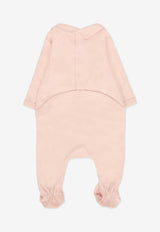 Kenzo Kids Baby Girls Tiger Print Onesie Gift Set - Set of 2 Pink K61253/47R_PINK