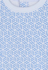 Kenzo Kids Baby Boys Monogram Print Onesies Gift Set - Set of 2 Light Blue K61256/77A_LIGHT BLUE