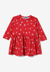 Kenzo Kids Baby Girls Floral Print Dress Red K61269/968_RED
