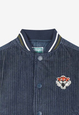 Kenzo Kids Boys Denim Bomber Jacket Navy K61388/852_NAVY