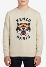 Kenzo Kids Boys Lucky Tiger Sweatshirt Beige K61432/249_STONE