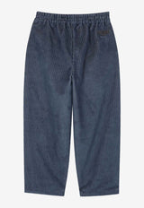 Kenzo Kids Boys Happy Tiger Denim Pants Navy K61460/852_NAVY