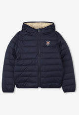 Kenzo Kids Boys Lucky Tiger Reversible Down Jacket Navy K61470/V82_NAVY