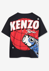 Kenzo Kids Boys Cosmic Fun Printed T-shirt Navy K61492/845_NAVY