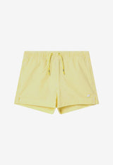K-Way Kids Boys Striped Swim Shorts Yellow K71426WCO/Q_KWAY-AZT