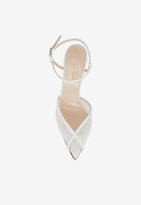 Andrea Wazen Katy 105 Embellished Lace Sandals White KATBL105LSPWHI-PS26_WHITE