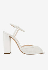 Andrea Wazen Katy 105 Embellished Lace Sandals White KATBL105LSPWHI-PS26_WHITE