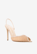 Andrea Wazen Katy 105 Slingback Tulle Sandals Nude KATSL105TSHNUD-FW25_NUDE