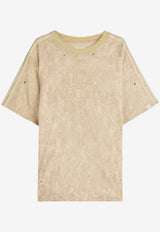 Adidas X Song For the Mute Distressed Logo T-shirt Beige KC2753CO/R_ADIST-CS