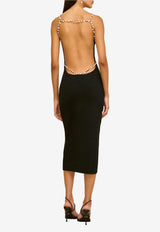 Cult Gaia Cassi Knit Midi Dress Black KD3397YN2611_BLACK