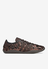 Adidas Originals X Wales Bonner Karintha Lo Sequined Sneakers Brown KH8798PVC/R_ADIST-SD
