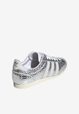 Adidas Japan Metallic Snakeskin Leather Sneakers Silver KH9017_SILVER