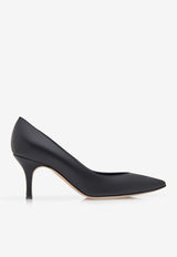Manolo Blahnik Kietta 70 Nappa Leather Pumps KIETTA 70 BLACK 0015 1716-0001
