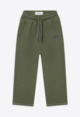 American Vintage Kids Boys Izubird Track Pants Green KIZU05AH24CO/P_AMERI-KAKVIN