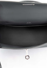 Kelly Pochette in Vert Mangrove Swift with Palladium Hardware