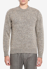 Barena Venezia Mareselo Bisto Knitted Wool Sweater Beige KNU5294-0510-238