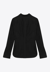 Max Mara Knut Long-Sleeved Shirt Black KNUTCO/R_MAXM-005